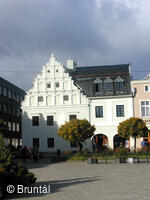 Bruntál, Nám. Míru, Městský dům čp. 54, zv. Gabrielův