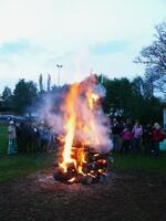 Vražné 30.4.2011 - hoříííí